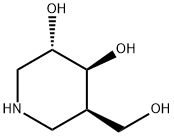 3,4-Piperidinediol, 5-(hydroxymethyl)-, (3S,4S,5R)- (9CI) Structure