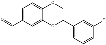 3-[(3-FLUOROBENZYL)OXY]-4-METHOXYBENZALDEHYDE
