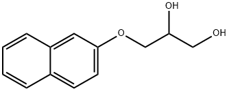 3-(2-Naphtyloxy)-1,2-propanediol Structure