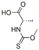 Alanine, N-(methoxythioxomethyl)- (9CI) Structure