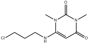6-[(3-chloropropyl)amino]-1,3-dimethyluracil  Structure