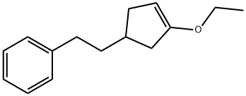 Benzene, [2-(3-ethoxy-3-cyclopenten-1-yl)ethyl]- (9CI),346620-72-2,结构式