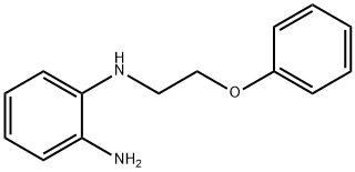 N-(2-苯氧基乙基)苯-1,2-二胺 结构式