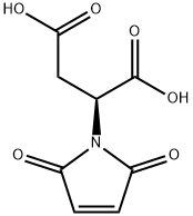 Butanedioic acid, (2,5-dihydro-2,5-dioxo-1H-pyrrol-1-yl)-, (2S)- (9CI) Structure