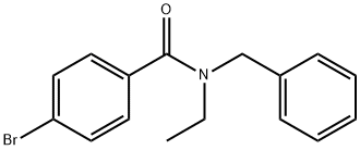 N-benzyl-4-bromo-N-ethylbenzamide Structure