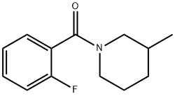 1-(2-Fluorobenzoyl)-3-Methylpiperidine, 97% Structure