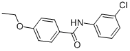 N-(3-chlorophenyl)-4-ethoxybenzamide Struktur