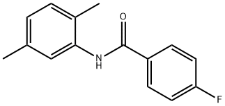 N-(2,5-二甲基苯基)-4-氟苯甲酰胺, 346694-02-8, 结构式