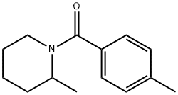 2-甲基-1-(4-甲基苯甲酰基)哌啶, 346695-00-9, 结构式