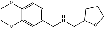 (3,4-DIMETHOXY-BENZYL)-(TETRAHYDRO-FURAN-2-YL-METHYL)-AMINE 结构式
