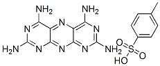 Pyrimido[5,4-g]pteridine-2,4,6,8-tetramine, 4-methylbenzenesulfonate, base-hydrolysed 结构式