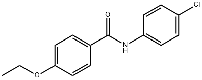 N-(4-CHLOROPHENYL)-4-ETHOXYBENZAMIDE,346721-79-7,结构式