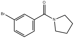 (3-BROMOBENZOYL)PYRROLIDINE Struktur
