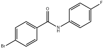 4-bromo-N-(4-fluorophenyl)benzamide Struktur