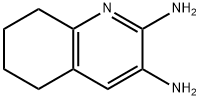 2,3-Quinolinediamine,  5,6,7,8-tetrahydro- Structure