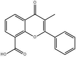 3468-01-7 3-メチル-2-フェニル-4-オキソ-4H-1-ベンゾピラン-8-カルボン酸