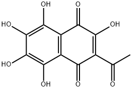 3468-83-5 2-Acetyl-3,5,6,7,8-pentahydroxy-1,4-naphthoquinone