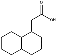 (DECAHYDRO-NAPHTHALEN-1-YL)-ACETIC ACID,34681-29-3,结构式