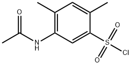 5-アセチルアミノ-2,4-ジメチルベンゼンスルホニルクロリド 化学構造式