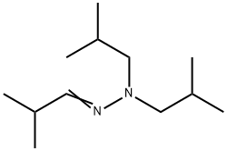 2-Methylpropanal bis(2-methylpropyl)hydrazone Structure