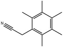 ペンタメチルフェニルアセトニトリル 化学構造式