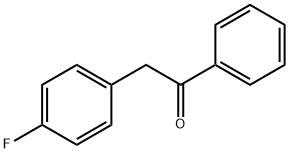 2-(4-氟苯基)苯乙酮, 347-91-1, 结构式