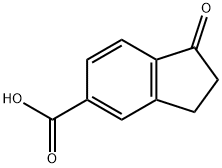 1-OXO-INDAN-5-CARBOXYLIC ACID Structure