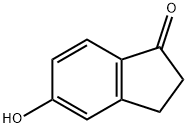 5-ヒドロキシ-1-インダノン 化学構造式