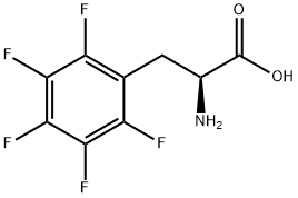 L-2,3,4,5,6-五氟苯丙氨酸 结构式