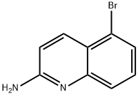 5-ブロモキノリン-2-アミン 化学構造式