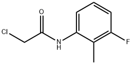 2-氯-N-(3-氟-2-甲基-苯基)-乙酰胺, 347196-12-7, 结构式