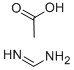 ホルムアミジン酢酸塩 化学構造式