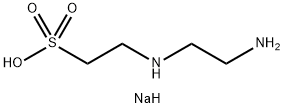 sodium 2-[(2-aminoethyl)amino]ethanesulphonate Struktur