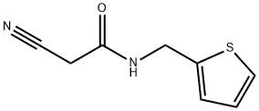 2-cyano-N-(2-thienylmethyl)acetamide 化学構造式