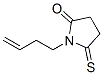 2-Pyrrolidinone,  1-(3-butenyl)-5-thioxo-  (9CI) Structure