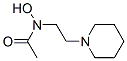 Acetamide,  N-hydroxy-N-[2-(1-piperidinyl)ethyl]- Struktur