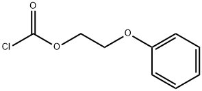 2-苯氧基乙基氯甲酸酯, 34743-87-8, 结构式