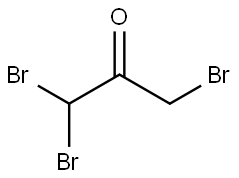 1,1,3-三溴丙酮 结构式
