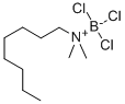 N-オクチルジメチルアミン(N-B)トリクロロボラン 化学構造式