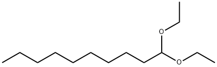 デカナールジエチルアセタール 化学構造式