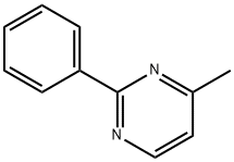 4-Methyl-2-phenylpyrimidine Structure