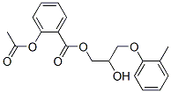 3478-10-2 2-hydroxy-3-(2-methylphenoxy)propyl o-acetylsalicylate 