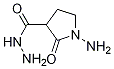 1-aMino-2-oxo-3-Pyrrolidinecarboxylic acid hydrazide Struktur