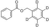 安息香酸ベンジル-D5 化学構造式