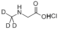 N-METHYL-D3-GLYCINE HCL Structure