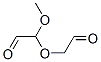 Methoxy(2-oxoethoxy)acetaldehyde Struktur