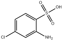 4-氯苯胺-2-磺酸 结构式