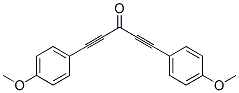 1,5-Bis(4-methoxyphenyl)-1,4-pentadiyn-3-one,34793-63-0,结构式