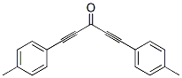 1,5-Bis(4-methylphenyl)-1,4-pentadiyn-3-one Structure