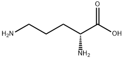 D-鸟氨酸 结构式